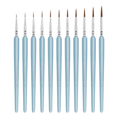 YIZITU 11 Stück/Set Wolf Haar Haken Linie Stift Multifunktionale Detailing Malerei Pinsel Handbemalte Hakenlinie Stift zum Zeichnen YIZITU 11 Stück/Set Wolf Haar Haken Linie Stift Multifunktionale Detailing Malerei Pinsel Handbemalte Hakenlinie Stift zum Zeichnen von YIZITU