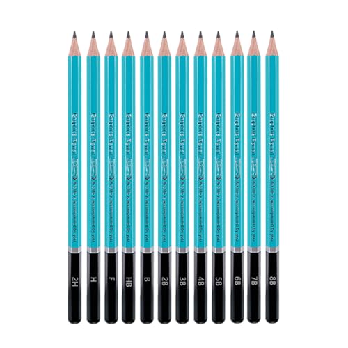 YIZITU 12pieces Professionelle Kunst Bleistift Ergonomische Hexagonale Grip Skizze Stifte Für Künstler Anfänger Schüler Zeichnen Von Bleistiften Set Set von YIZITU
