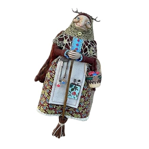 YIZITU 16 cm handgefertigte Küchenhexenpuppe, bezaubernd, viel Glück, Kochpuppe, einzigartige Geschenke, Kochpuppen, Küche, hängende Dekoration YIZITU 16 cm handgefertigte Küchenhexenpuppe, bezaubernd, viel Glück, Kochpuppe, einzigartige Geschenke, Kochpuppen, Küche, hängende Dekoration von YIZITU