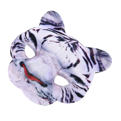 YIZITU 3D-Tier-Halbgesicht, Tiger-Leoparden, Cosplay, für Halloween, Maskerade, Party, Unisex-Geschenke YIZITU 3D-Tier-Halbgesicht, Tiger-Leoparden, Cosplay, für Halloween, Maskerade, Party, Unisex-Geschenke von YIZITU
