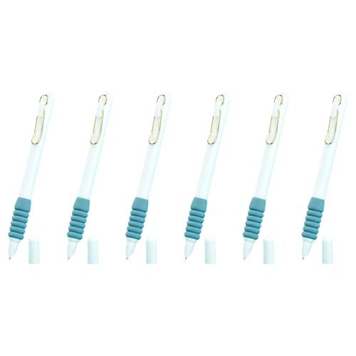 YIZITU 6 x einziehbarer Füllfederhalter, 0,38 mm, feine Spitze, zum Nachfüllen von Kinder-Füllfederhalter mit Konverter, ergonomischer Stift, 6 Stück YIZITU 6 x einziehbarer Füllfederhalter, 0,38 mm, feine Spitze, zum Nachfüllen von Kinder-Füllfederhalter mit Konverter, ergonomischer Stift, 6 Stück von YIZITU