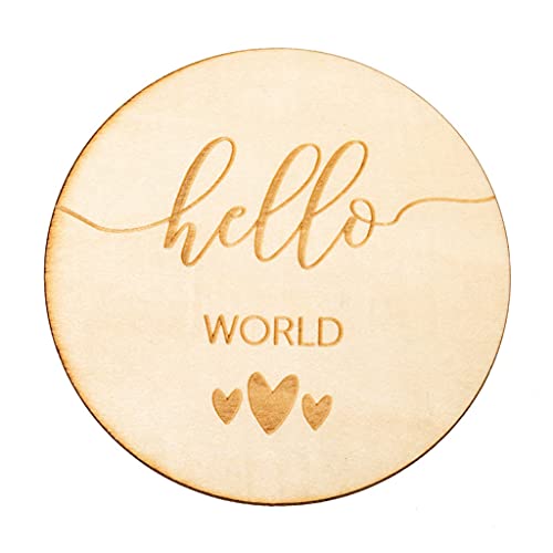 YIZITU Baby-Karte gedruckt Disc Monate Schilder Karte Holz Monatskarten Baby Geburt Ankündigung Karten YIZITU Baby-Karte gedruckt Disc Monate Schilder Karte Holz Monatskarten Baby Geburt Ankündigung Karten von YIZITU