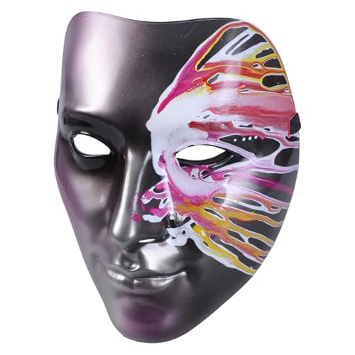 YIZITU Bemalter Schmetterling Karneval Maskerade halbes Gesicht für Halloween-Kostüme, Partys von YIZITU