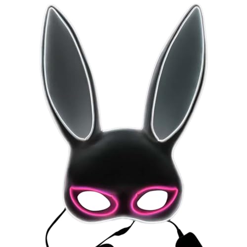 YIZITU Cosmask Draht, leuchtende Ohren, schönes Halloween-Kostüm, Maskerade, Party, Cosplay-Kostüm von YIZITU