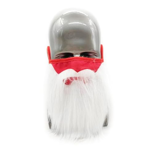 YIZITU Cosplay-Weihnachtsmannmütze, Bart-Handschuhe, Augenbraue für Erwachsene und Kinder, Unisex, bequem, rot, für Neujahr, Urlaub, Partyhut YIZITU Cosplay-Weihnachtsmannmütze, Bart-Handschuhe, Augenbraue für Erwachsene und Kinder, Unisex, bequem, rot, für Neujahr, Urlaub, Partyhut von YIZITU