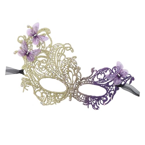YIZITU Damen-Maskerade mit Strasssteinen, Abschlussball, Venezianerparty, halbes Gesicht, Spitze, Augenmaske YIZITU Damen-Maskerade mit Strasssteinen, Abschlussball, Venezianerparty, halbes Gesicht, Spitze, Augenmaske von YIZITU