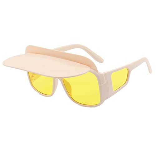 YIZITU Futuristische Brille für Musikfestival, Jungen und Mädchen, Outdoor-Tanzrequisiten für Reisen, Urlaub, Verkleiden von YIZITU