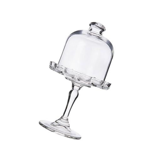 YIZITU Klassische Klarglasgebäckplatte Mit Footed Design Und Kuppelabdeckung Für Hochzeitsfeiern Und Home Entertaining Glass Servingplatte YIZITU Klassische Klarglasgebäckplatte Mit Footed Design Und Kuppelabdeckung Für Hochzeitsfeiern Und Home Entertaining Glass Servingplatte von YIZITU
