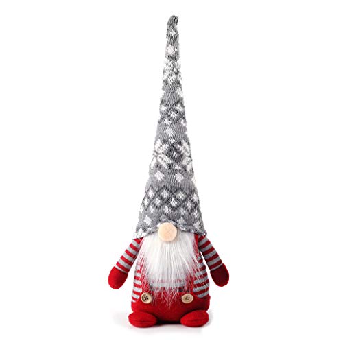YIZITU Langer Weihnachtsmütze, schwedischer Weihnachtsmann, Plüsch, für Ornamente, Party-Dekoration, Kinder YIZITU Langer Weihnachtsmütze, schwedischer Weihnachtsmann, Plüsch, für Ornamente, Party-Dekoration, Kinder von YIZITU