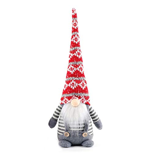 YIZITU Langer Weihnachtsmütze, schwedischer Weihnachtsmann, Plüsch, für Ornamente, Party-Dekoration, Kinder YIZITU Langer Weihnachtsmütze, schwedischer Weihnachtsmann, Plüsch, für Ornamente, Party-Dekoration, Kinder von YIZITU