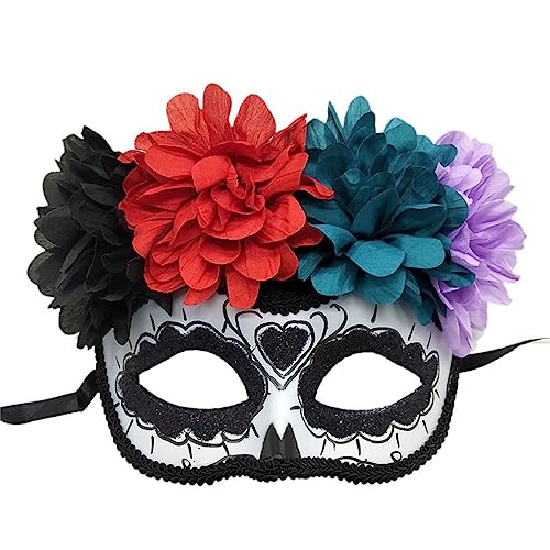 YIZITU Maskerade Party Tanzkostüm Halloween Halbgesicht Dekorationen Halloween Festival Karneval Aufführungen halbes Gesicht für Damen Herren Karneval für Erwachsene YIZITU Maskerade Party Tanzkostüm Halloween Halbgesicht Dekorationen Halloween Festival Karneval Aufführungen halbes Gesicht für Damen Herren Karneval für Erwachsene von YIZITU