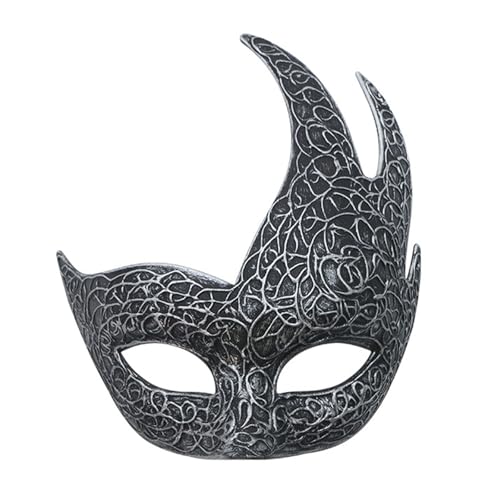 YIZITU Maskerade Venezianer-Party, Halloween-Kostüm, Karneval für Damen und Herren, halbes Gesicht von YIZITU