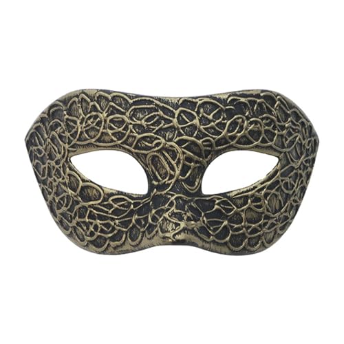 YIZITU Maskerade Venezianer-Party, Halloween-Kostüm, Karneval für Damen und Herren, halbes Gesicht von YIZITU