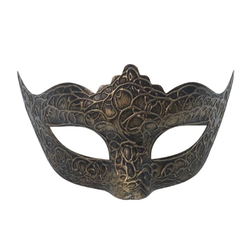 YIZITU Maskerade Venezianer-Party, Halloween-Kostüm, Karneval für Damen und Herren, halbes Gesicht YIZITU Maskerade Venezianer-Party, Halloween-Kostüm, Karneval für Damen und Herren, halbes Gesicht von YIZITU