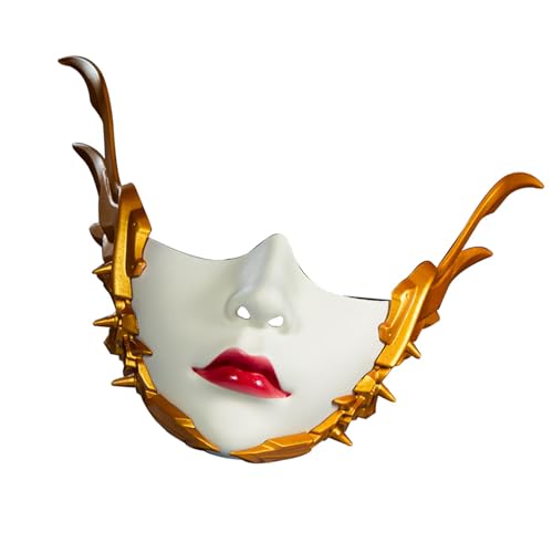 YIZITU Mechanische geflügelte Maskerade, halbes Gesicht, Halloween, Cosplay, Zubehör für Damen und Herren, Maskerade, Cosplay YIZITU Mechanische geflügelte Maskerade, halbes Gesicht, Halloween, Cosplay, Zubehör für Damen und Herren, Maskerade, Cosplay von YIZITU