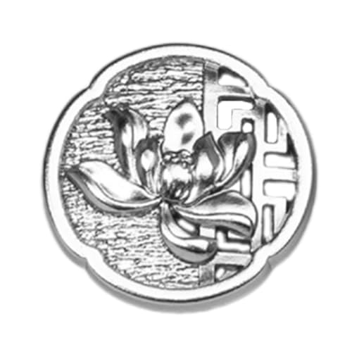 YIZITU Metallknopf, hohl, Blume, zum Nähen, für chinesische Kleider, Kleidung, Strickjacken, Mantel, Kleid, 18 mm, 20 mm, 23 mm YIZITU Metallknopf, hohl, Blume, zum Nähen, für chinesische Kleider, Kleidung, Strickjacken, Mantel, Kleid, 18 mm, 20 mm, 23 mm von YIZITU