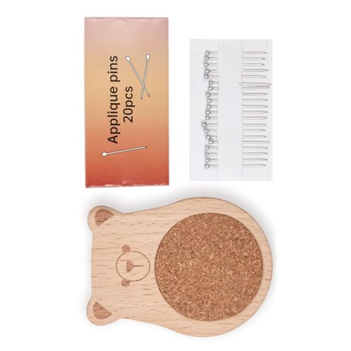 YIZITU Nadelhalter mit Tiermotiv, Holz, Nadelkissen, Nähnadel-Organizer für Näharbeiten, Kleidung, Holznadelhalter YIZITU Nadelhalter mit Tiermotiv, Holz, Nadelkissen, Nähnadel-Organizer für Näharbeiten, Kleidung, Holznadelhalter von YIZITU