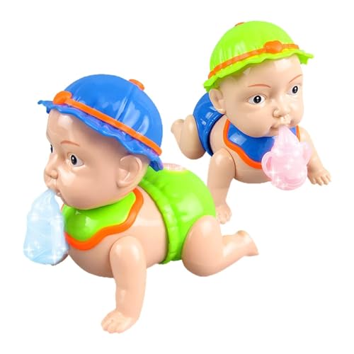 YIZITU Neuheit Baby Krabbelndes Kind Spielzeugbaby Begleitet Schlafspielzeug Ungiftige Geschenke Zum Lernen Linderung Langeweile Musikleuchte von YIZITU