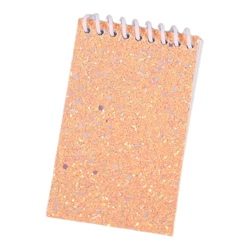 YIZITU Notizblöcke mit Doppelspulenbindung, 20 Blatt, unliniert, kleines Skizzenbuch, Taschennotizbuch mit glitzernden Pailletten, zum Schreiben von glitzernden Notizblöcken YIZITU Notizblöcke mit Doppelspulenbindung, 20 Blatt, unliniert, kleines Skizzenbuch, Taschennotizbuch mit glitzernden Pailletten, zum Schreiben von glitzernden Notizblöcken von YIZITU