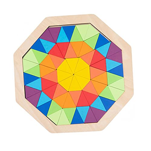 YIZITU Rainbow Educational Stapel Block Set Holz Rätsel Stapelspielzeug Vorschule Lernen Geometrische Board Block Puzzlehblöcke YIZITU Rainbow Educational Stapel Block Set Holz Rätsel Stapelspielzeug Vorschule Lernen Geometrische Board Block Puzzlehblöcke von YIZITU