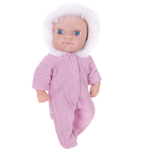 YIZITU Sammlerstück, 20,3 cm, Vinyl, für Neugeborene, Baby-Puppen, realistische Kinderzimmer-Dekorationen, Vinyl-Kleidung von YIZITU