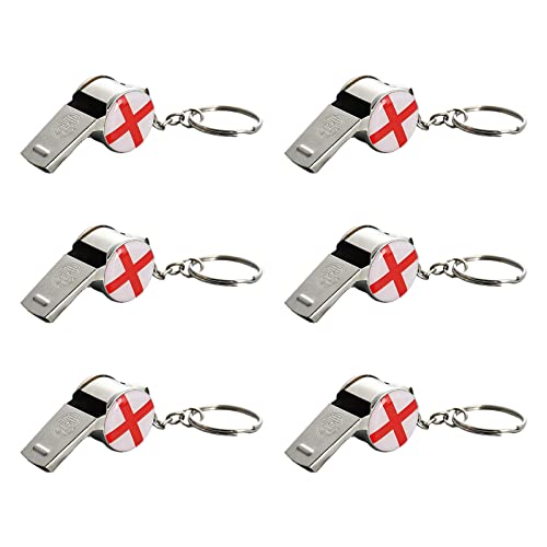 YIZITU Schlüsselanhänger aus Metall, Motiv: Fußball, Pfeifen, Anhänger, Party-Geschenk, Jungen YIZITU Schlüsselanhänger aus Metall, Motiv: Fußball, Pfeifen, Anhänger, Party-Geschenk, Jungen von YIZITU