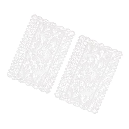 YIZITU Set Von 2 Künstlerischen Spitze Tischwäsche Mit Quadratischen Blumen Designs Easy Reinigung Polyester Esszimmer Dekoration Spitze Tischwäsche YIZITU Set Von 2 Künstlerischen Spitze Tischwäsche Mit Quadratischen Blumen Designs Easy Reinigung Polyester Esszimmer Dekoration Spitze Tischwäsche von YIZITU