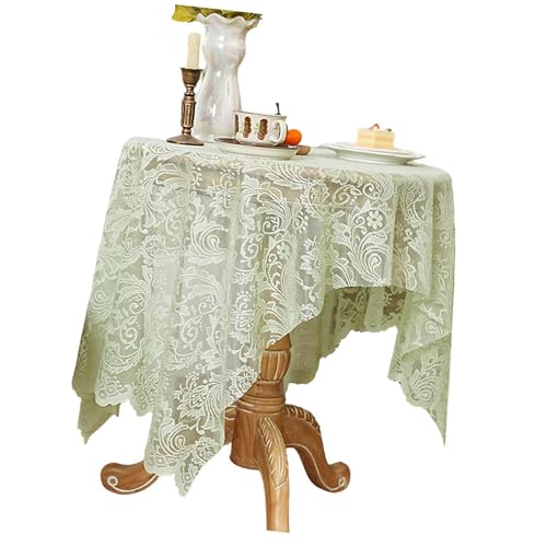 YIZITU Stilvolle Spitzen Tischdecke Mit Intratiertem Ausschnittsmuster Durabilität Falten Widerstandes Polyester Für Hausessen Freien Rechteckige Spitzen Tischdecke Freien YIZITU Stilvolle Spitzen Tischdecke Mit Intratiertem Ausschnittsmuster Durabilität Falten Widerstandes Polyester Für Hausessen Freien Rechteckige Spitzen Tischdecke Freien von YIZITU