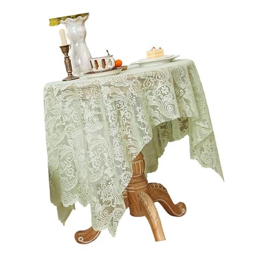 YIZITU Stilvolle Spitzen Tischdecke Mit Intratiertem Ausschnittsmuster Durabilität Falten Widerstandes Polyester Für Hausessen Freien Rechteckige Spitzen Tischdecke Freien YIZITU Stilvolle Spitzen Tischdecke Mit Intratiertem Ausschnittsmuster Durabilität Falten Widerstandes Polyester Für Hausessen Freien Rechteckige Spitzen Tischdecke Freien von YIZITU