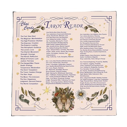 YIZITU Stoff Gotteskarten Karten Tisch Tuch Tapisserie Lesekarte Tarot Karte Tischdecke Altäre Einfach Zu Verwendenden Lesen Tarotkarten Tischdecke Spirituelle Decktuch YIZITU Stoff Gotteskarten Karten Tisch Tuch Tapisserie Lesekarte Tarot Karte Tischdecke Altäre Einfach Zu Verwendenden Lesen Tarotkarten Tischdecke Spirituelle Decktuch von YIZITU