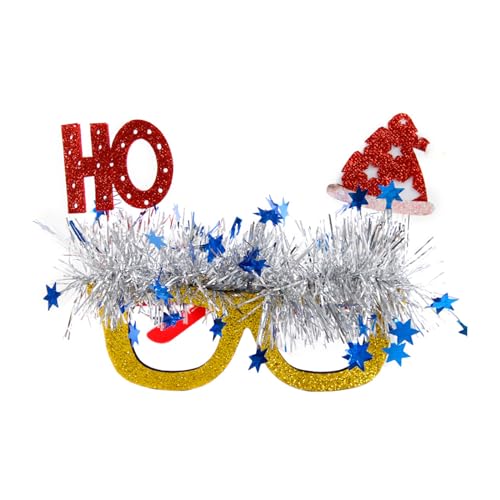 YIZITU Weihnachten Gitter Brillenrahmen Weihnachten Party Brillen Neuheit Kostüm Verkleidung Brille Brille ohne Gläser Weihnachten Brillenrahmen Weihnachten Party Brillenrahmen Weihnachtsfeier YIZITU Weihnachten Gitter Brillenrahmen Weihnachten Party Brillen Neuheit Kostüm Verkleidung Brille Brille ohne Gläser Weihnachten Brillenrahmen Weihnachten Party Brillenrahmen Weihnachtsfeier von YIZITU
