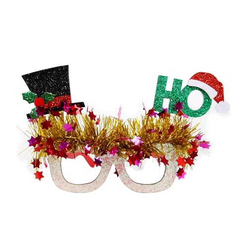 YIZITU Weihnachten Gitter Brillenrahmen Weihnachten Party Brillen Neuheit Kostüm Verkleidung Brille Brille ohne Gläser Weihnachten Brillenrahmen Weihnachten Party Brillenrahmen Weihnachtsfeier YIZITU Weihnachten Gitter Brillenrahmen Weihnachten Party Brillen Neuheit Kostüm Verkleidung Brille Brille ohne Gläser Weihnachten Brillenrahmen Weihnachten Party Brillenrahmen Weihnachtsfeier von YIZITU
