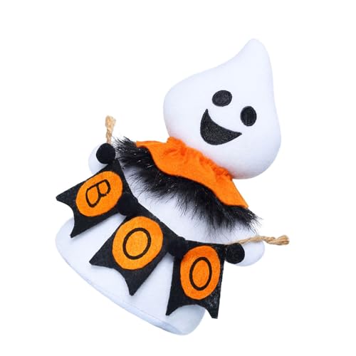 YIZITU Weiße Geisterpuppe, Plüschstoff, Stofffülltier, Ornament, Dekorationen für Halloween, Weihnachten, Regal, Auto-Display, Auto-Ornament, Puppe YIZITU Weiße Geisterpuppe, Plüschstoff, Stofffülltier, Ornament, Dekorationen für Halloween, Weihnachten, Regal, Auto-Display, Auto-Ornament, Puppe von YIZITU