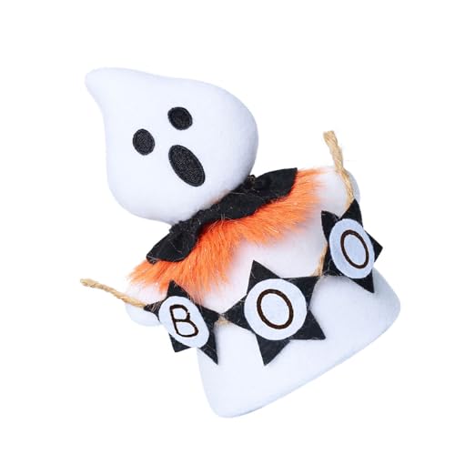 YIZITU Weiße Geisterpuppe, Plüschstoff, Stofffülltier, Ornament, Dekorationen für Halloween, Weihnachten, Regal, Auto-Display, Auto-Ornament, Puppe YIZITU Weiße Geisterpuppe, Plüschstoff, Stofffülltier, Ornament, Dekorationen für Halloween, Weihnachten, Regal, Auto-Display, Auto-Ornament, Puppe von YIZITU