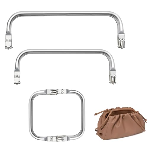 YIZWINS 2 Stück Metallrahmen für Handtaschen, Schlösser, Verschluss, Kuss, Griffe für Münzen, Metallrahmen, Geldbörse, Handtaschenkette, für die Herstellung von Taschen YIZWINS 2 Stück Metallrahmen für Handtaschen, Schlösser, Verschluss, Kuss, Griffe für Münzen, Metallrahmen, Geldbörse, Handtaschenkette, für die Herstellung von Taschen von YIZWINS