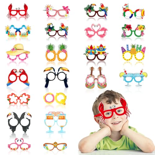 YIZWINS 22 Pcs Hawaii Party Brillen Maske, Hawaii Tropisch Party Brille, Lustige Brillen, Sonnenbrille Lustig, Lustige Hawaii Foto Requisiten Sommer Strand Pool Partybrillen YIZWINS 22 Pcs Hawaii Party Brillen Maske, Hawaii Tropisch Party Brille, Lustige Brillen, Sonnenbrille Lustig, Lustige Hawaii Foto Requisiten Sommer Strand Pool Partybrillen von YIZWINS