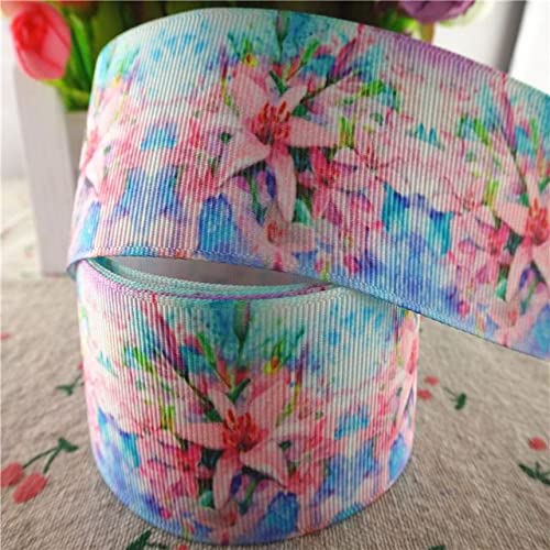 1" 25mm/1-1/2quot; 38 mm, 5 Yards, Blumen, bedruckt, Ripsband, DIY, 100 % Polyester, Haarschleifen, handgefertigt, Ripsband, 9,25 mm 1" 25mm/1-1/2quot; 38 mm, 5 Yards, Blumen, bedruckt, Ripsband, DIY, 100 % Polyester, Haarschleifen, handgefertigt, Ripsband, 9,25 mm von YJBEAPT