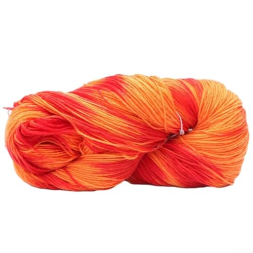 Acryl für Regenbogen-Garn zum Selbermachen, 50 g, EcoDyed Garn, ideal für handgefertigte Pullover, Schals, Puppen und andere Bastelarbeiten (02) von YJDOORPLAY
