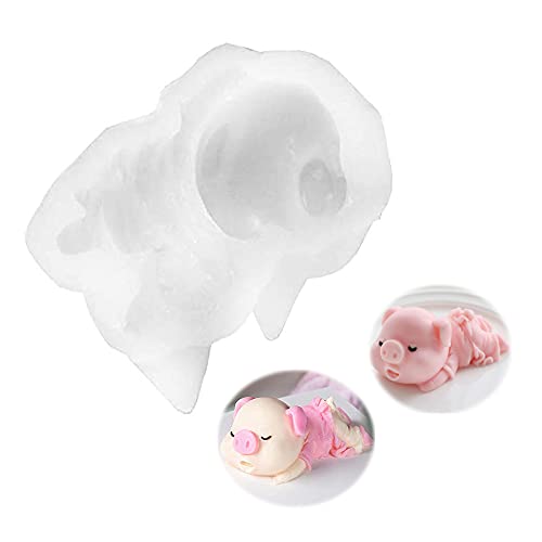Schwein Silikon Backform Schokoladenform DIY Eis Fondant Schokolade Mousse Kuchen 3D Form Seife Form Craft zur Herstellung von Kuchen Seifen Pudding Pralinen und anderen Kunsthandwerk 10cm Weiß Schwein Silikon Backform Schokoladenform DIY Eis Fondant Schokolade Mousse Kuchen 3D Form Seife Form Craft zur Herstellung von Kuchen Seifen Pudding Pralinen und anderen Kunsthandwerk 10cm Weiß von YJFY