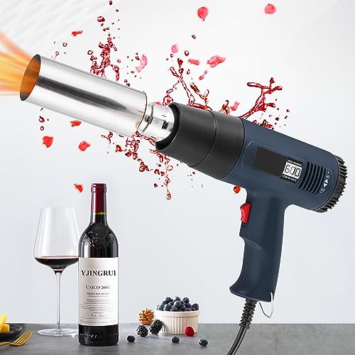 YJINGRUI Schrumpfpistole Kapselschrumpfmachine PVC Kapsel Wärmeschrumpfer mit Digitale Temperaturanzeige, 60 °C-1202 ℉, für Weinkapseln YJINGRUI Schrumpfpistole Kapselschrumpfmachine PVC Kapsel Wärmeschrumpfer mit Digitale Temperaturanzeige, 60 °C-1202 ℉, für Weinkapseln von YJINGRUI