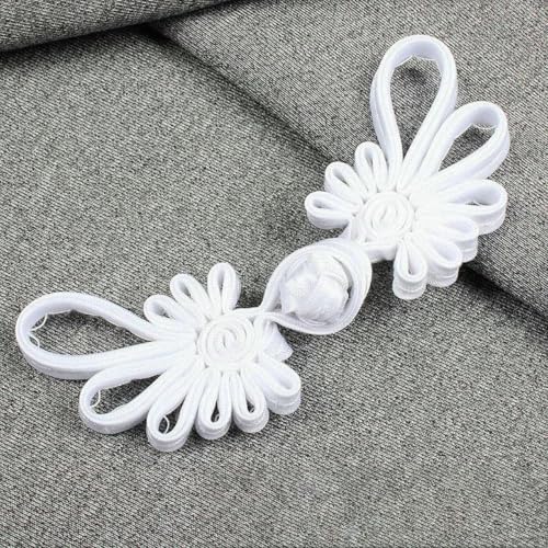 10 Paar Froschknöpfe, Stoffknöpfe mit chinesischem Knoten, für Tang-Anzug, Taschen, Einladungskarten, Dekoration, Nähzubehör, 1, 10,5 x 3,3 cm 10 Paar Froschknöpfe, Stoffknöpfe mit chinesischem Knoten, für Tang-Anzug, Taschen, Einladungskarten, Dekoration, Nähzubehör, 1, 10,5 x 3,3 cm von YJMYZ
