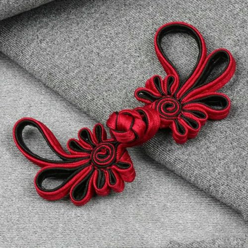 10 Paar Froschknöpfe, Stoffknöpfe mit chinesischem Knoten, für Tang-Anzug, Taschen, Einladungskarten, Dekoration, Nähzubehör, 18–10,5 x 3,3 cm 10 Paar Froschknöpfe, Stoffknöpfe mit chinesischem Knoten, für Tang-Anzug, Taschen, Einladungskarten, Dekoration, Nähzubehör, 18–10,5 x 3,3 cm von YJMYZ