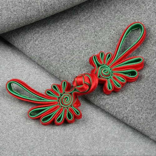 10 Paar Froschknöpfe, Stoffknöpfe mit chinesischem Knoten, für Tang-Anzug, Taschen, Einladungskarten, Dekoration, Nähzubehör, 20–10,5 x 3,3 cm 10 Paar Froschknöpfe, Stoffknöpfe mit chinesischem Knoten, für Tang-Anzug, Taschen, Einladungskarten, Dekoration, Nähzubehör, 20–10,5 x 3,3 cm von YJMYZ