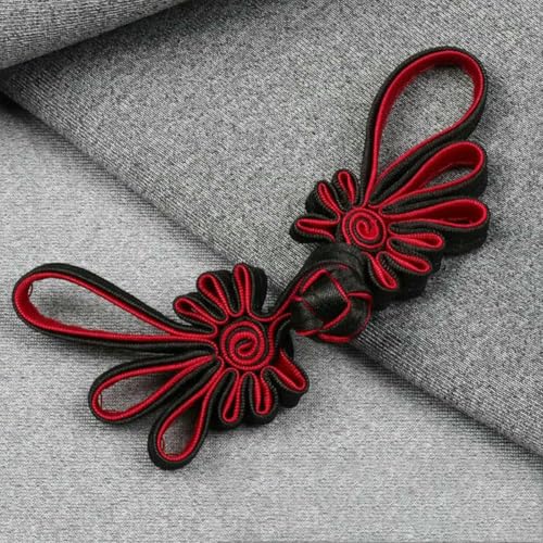 10 Paar Froschknöpfe, Stoffknöpfe mit chinesischem Knoten, für Tang-Anzug, Taschen, Einladungskarten, Dekoration, Nähzubehör, 22 x 10,5 x 3,3 cm 10 Paar Froschknöpfe, Stoffknöpfe mit chinesischem Knoten, für Tang-Anzug, Taschen, Einladungskarten, Dekoration, Nähzubehör, 22 x 10,5 x 3,3 cm von YJMYZ
