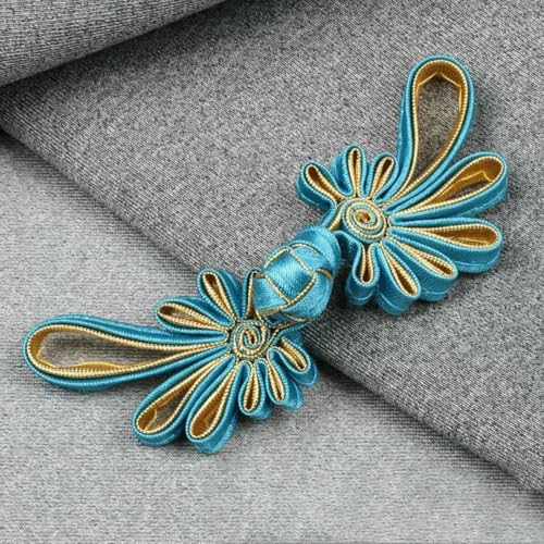 10 Paar Froschknöpfe, Stoffknöpfe mit chinesischem Knoten, für Tang-Anzug, Taschen, Einladungskarten, Dekoration, Nähzubehör, 23, 10,5 x 3,3 cm 10 Paar Froschknöpfe, Stoffknöpfe mit chinesischem Knoten, für Tang-Anzug, Taschen, Einladungskarten, Dekoration, Nähzubehör, 23, 10,5 x 3,3 cm von YJMYZ