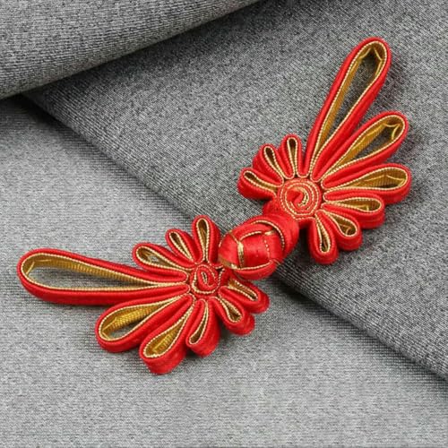10 Paar Froschknöpfe, Stoffknöpfe mit chinesischem Knoten, für Tang-Anzug, Taschen, Einladungskarten, Dekoration, Nähzubehör, 30–10,5 x 3,3 cm 10 Paar Froschknöpfe, Stoffknöpfe mit chinesischem Knoten, für Tang-Anzug, Taschen, Einladungskarten, Dekoration, Nähzubehör, 30–10,5 x 3,3 cm von YJMYZ