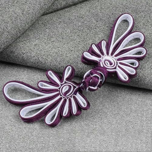 10 Paar Froschknöpfe, Stoffknöpfe mit chinesischem Knoten, für Tang-Anzug, Taschen, Einladungskarten, Dekoration, Nähzubehör, 35–10,5 x 3,3 cm 10 Paar Froschknöpfe, Stoffknöpfe mit chinesischem Knoten, für Tang-Anzug, Taschen, Einladungskarten, Dekoration, Nähzubehör, 35–10,5 x 3,3 cm von YJMYZ