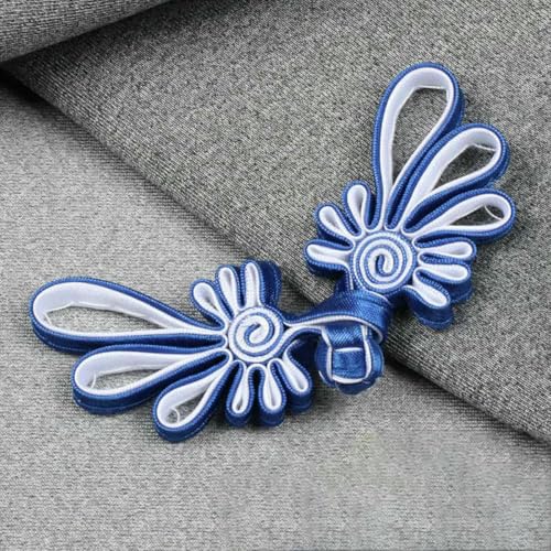 10 Paar Froschknöpfe, Stoffknöpfe mit chinesischem Knoten, für Tang-Anzug, Taschen, Einladungskarten, Dekoration, Nähzubehör, 8–10,5 x 3,3 cm 10 Paar Froschknöpfe, Stoffknöpfe mit chinesischem Knoten, für Tang-Anzug, Taschen, Einladungskarten, Dekoration, Nähzubehör, 8–10,5 x 3,3 cm von YJMYZ