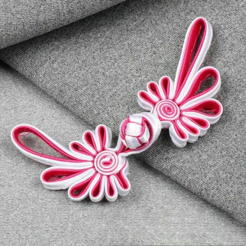 10 Paar Froschknöpfe, Stoffknöpfe mit chinesischem Knoten, für Tang-Anzug, Taschen, Einladungskarten, Dekoration, Nähzubehör, Sup.-19-10,5 x 3,3 cm 10 Paar Froschknöpfe, Stoffknöpfe mit chinesischem Knoten, für Tang-Anzug, Taschen, Einladungskarten, Dekoration, Nähzubehör, Sup.-19-10,5 x 3,3 cm von YJMYZ