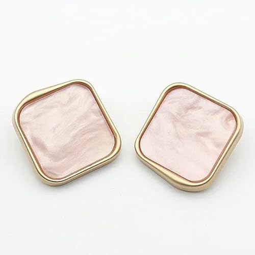 10 Stück 30 mm große Knöpfe für Mäntel, konvexes flaches Design, schwarze Knöpfe für Kleidung, Nähzubehör, rosa quadratische Knöpfe für Hemden, Rosa, 30 mm, 10 Stück 10 Stück 30 mm große Knöpfe für Mäntel, konvexes flaches Design, schwarze Knöpfe für Kleidung, Nähzubehör, rosa quadratische Knöpfe für Hemden, Rosa, 30 mm, 10 Stück von YJMYZ